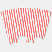 Roter Streifen-Popcorn Geschenkschachtel (Ungeklappt)