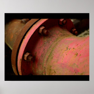 Roter Streifen Poster