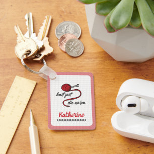 Roter Strick Schnell, Die Warm Schlüsselanhänger