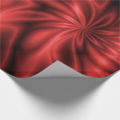 Roter Strudel Geschenkpapier (Ecke)