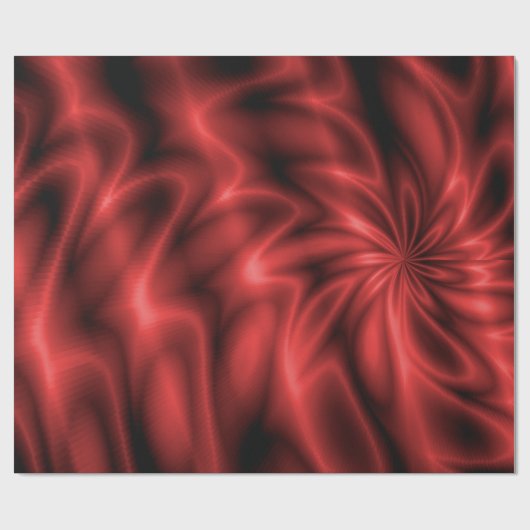 Roter Strudel Geschenkpapier (Flach)