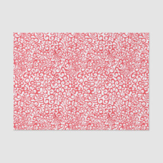 Roter Strudel Seidenpapier