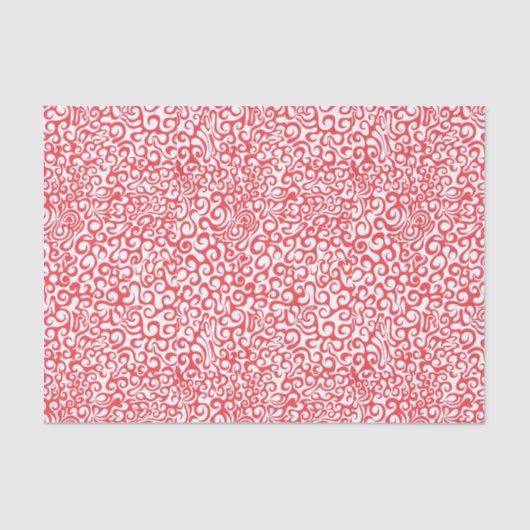 Roter Strudel Seidenpapier (Vorderseite)