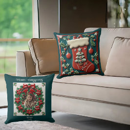 Roter Strumpf Kissen