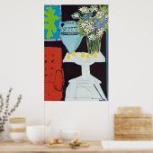 Roter Stuhl, Stil der Matisse Poster (Küche)