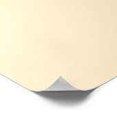 Roter Stuhldruck Poster (Ecke)