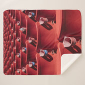 Roter Stuhlplatz Sherpadecke (Vorderseite (Horizontal))