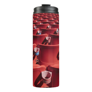 Roter Stuhlplatz Thermosbecher