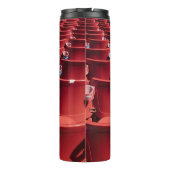 Roter Stuhlplatz Thermosbecher (Rückseite)