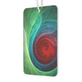 Roter Sturm Floral Modernes Abstraktes Kunstfarbmu Autolufterfrischer (Links)