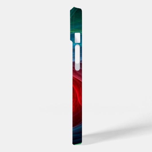 Roter Sturm Floral Modernes Abstraktes Kunstfarbmu Case-Mate iPhone Hülle (Rückseite / Links)