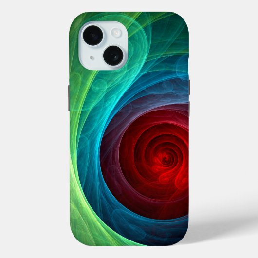 Roter Sturm Floral Modernes Abstraktes Kunstfarbmu Case-Mate iPhone Hülle (Rückseite)