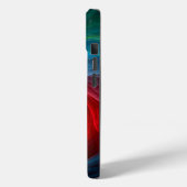 Roter Sturm Floral Modernes Abstraktes Kunstfarbmu Case-Mate iPhone Hülle (Rückseite / Links)