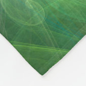 Roter Sturm Floral Modernes Abstraktes Kunstfarbmu Fleecedecke (Ecke)