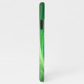 Roter Sturm Floral Modernes Abstraktes Kunstfarbmu iPhone Hülle (Rechte Seite)