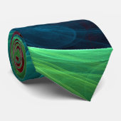 Roter Sturm Floral Modernes Abstraktes Kunstfarbmu Krawatte (Gerollt)