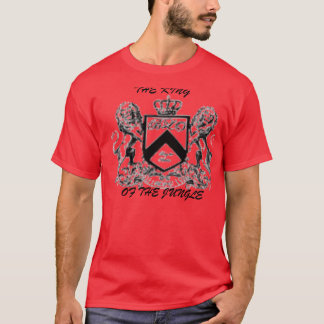 ROTER T - SHIRT "KÖNIG-OF THE JUNGLE ", GROSS