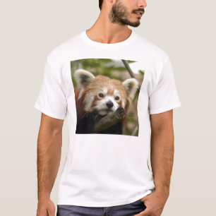 Roter T - Shirt Panda-014