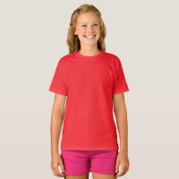 Roter T - Shirt von Kindern / Anpassen