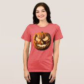 Roter T - Shirt zu Halloween-Frauen (Vorderseite voll)