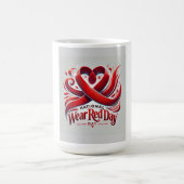 Roter Tag der Nationalfeier Kaffeetasse (Mittel)
