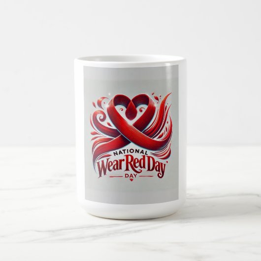 Roter Tag der Nationalfeier Kaffeetasse (Mittel)