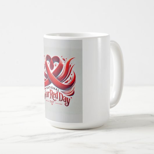 Roter Tag der Nationalfeier Kaffeetasse (VorderseiteRechts)