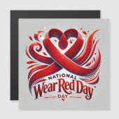 Roter Tag der Nationalfeier Magnetkarte (Vorne/Hinten)