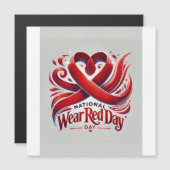 Roter Tag der Nationalfeier Magnetkarte (Vorne/Hinten)