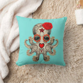 Roter Tag der toten Baby-Krake Kissen (Decke)