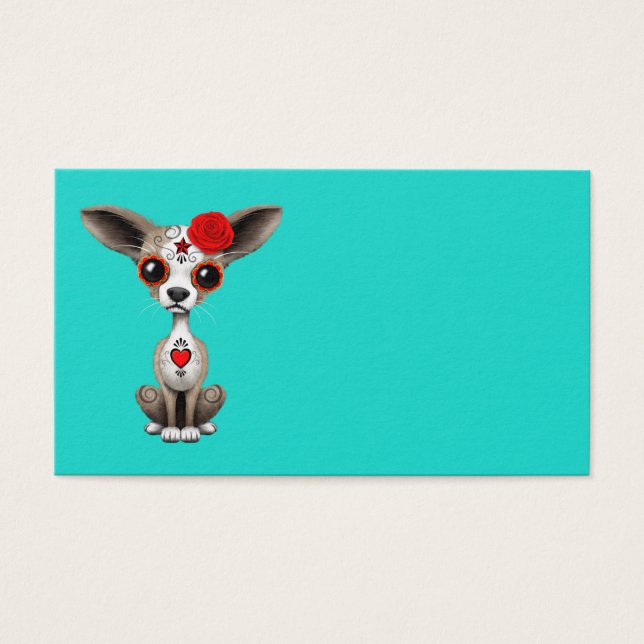 Roter Tag der Toten Chihuahua (Vorderseite)