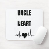 Roter Tag Onkel eines Herzkrieger-Sprichworts Mousepad (Mit Mouse)