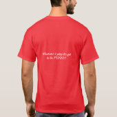 Roter Tänzer/Kind T-Shirt (Rückseite)