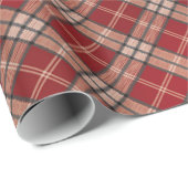 Roter Tartan Geschenkpapier (Rolleneckpunkt)