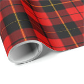 Roter Tartan-kariertes Geschenk-Verpackungs-Papier Geschenkpapier (Rolleneckpunkt)