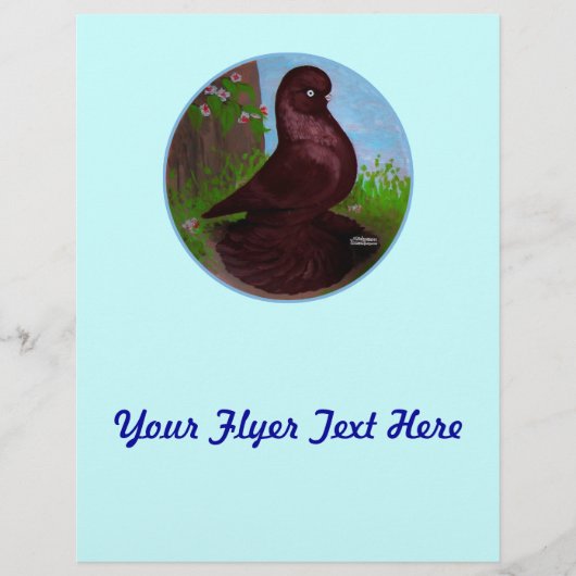 Roter Taubenzirkel Flyer (Vorne)