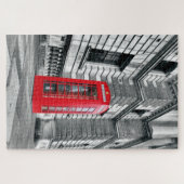 Roter Telefon-Kasten Londons - 20x30 - 1014 PC. Puzzle (Horizontal)