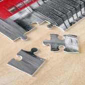 Roter Telefon-Kasten Londons - 8x10 - 110 PC Puzzle (Seite)
