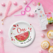 Roter Teller in Melon-Geburtstagsparty (Party)