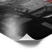 Roter Tempel Fotodruck (Ecke)