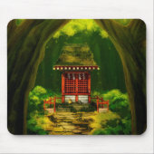 Roter Tempel Mousepad (Vorne)
