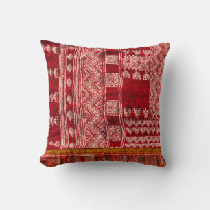 roter Teppich auf dem Markt Kissen