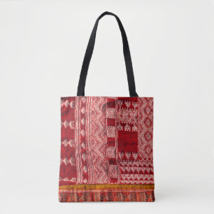 roter Teppich auf dem Markt Tasche