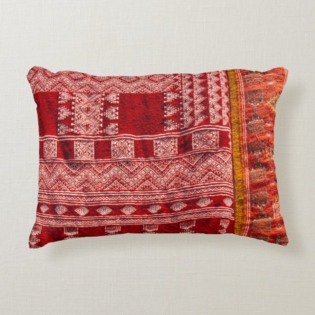 Roter Teppich Dekokissen (Vorderseite)