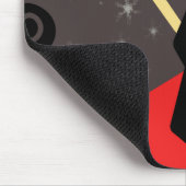 Roter Teppich-Diva Mousepad (Ecke)