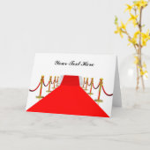 Roter Teppich kundengerecht Karte (Gelbe Blume)