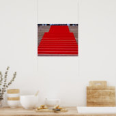 roter Teppich Poster (Küche)