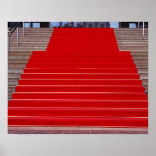 roter Teppich Poster