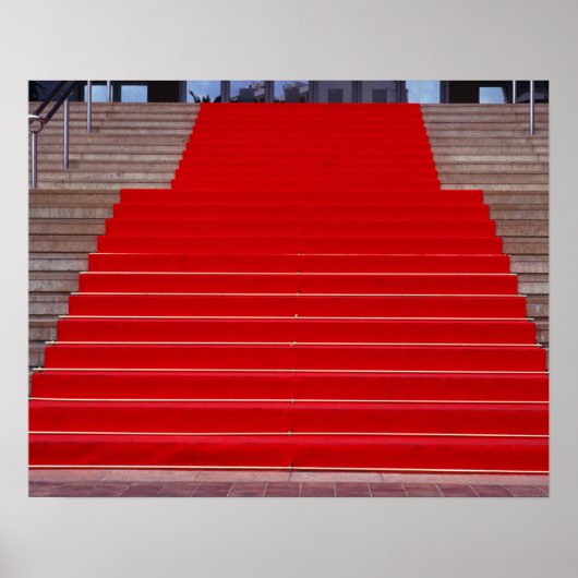 roter Teppich Poster (Vorne)