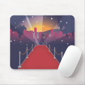 Roter-Teppich-Prominenz Mousepad (Mit Mouse)